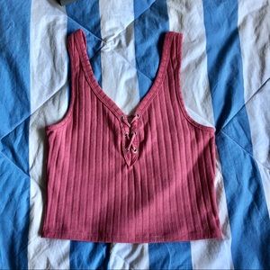 Pink Crop Top